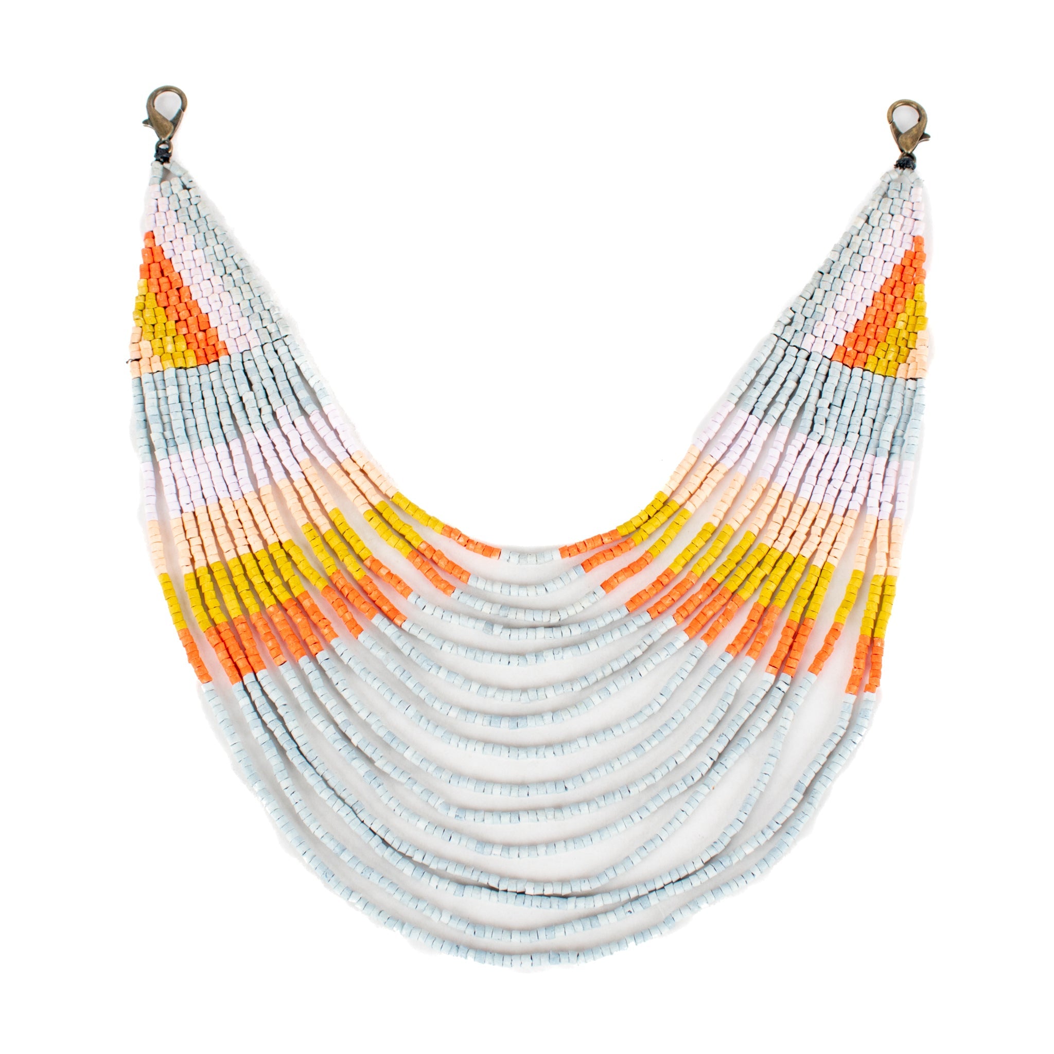 MILAGROS BEADED BAG NECKLACE - NO. 16591