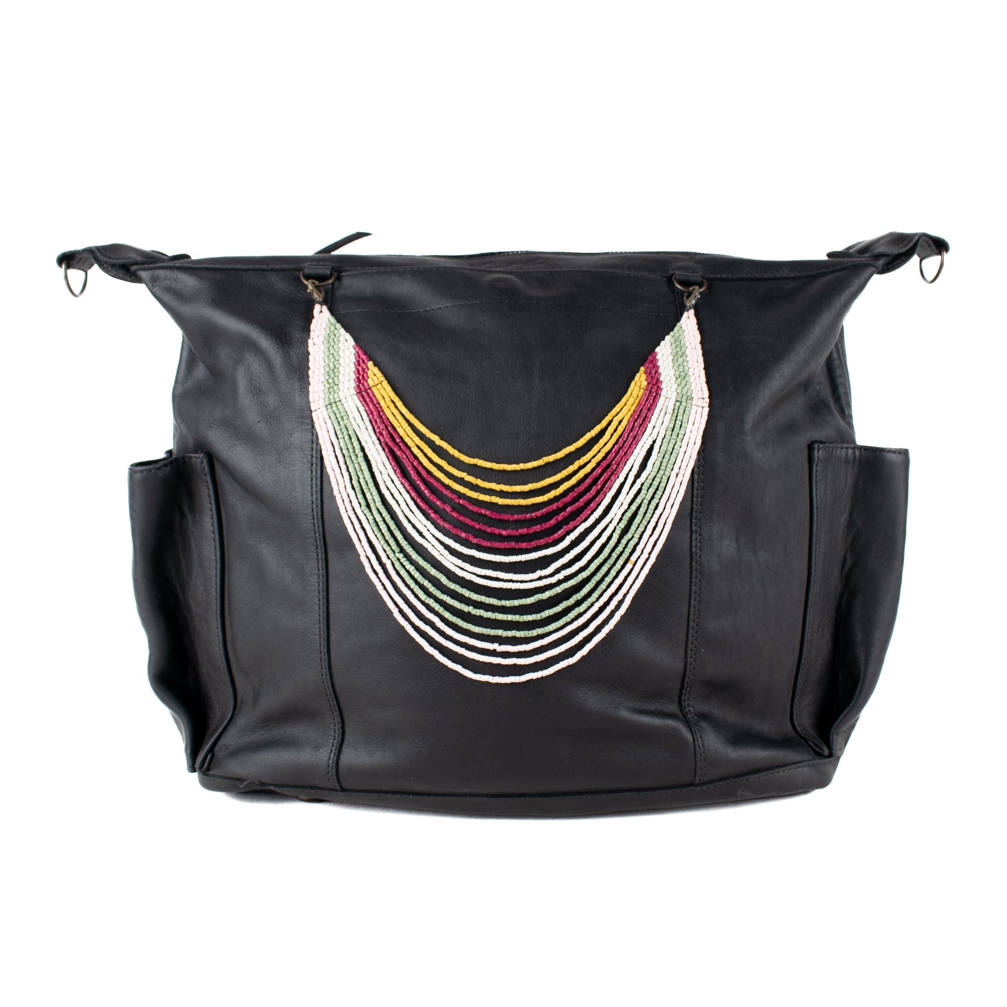 MILAGROS BEADED BAG NECKLACE - NO. 16593