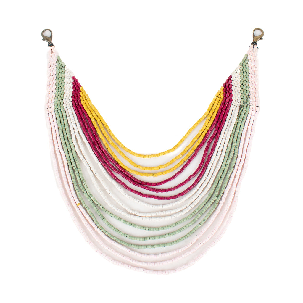 MILAGROS BEADED BAG NECKLACE - NO. 16593