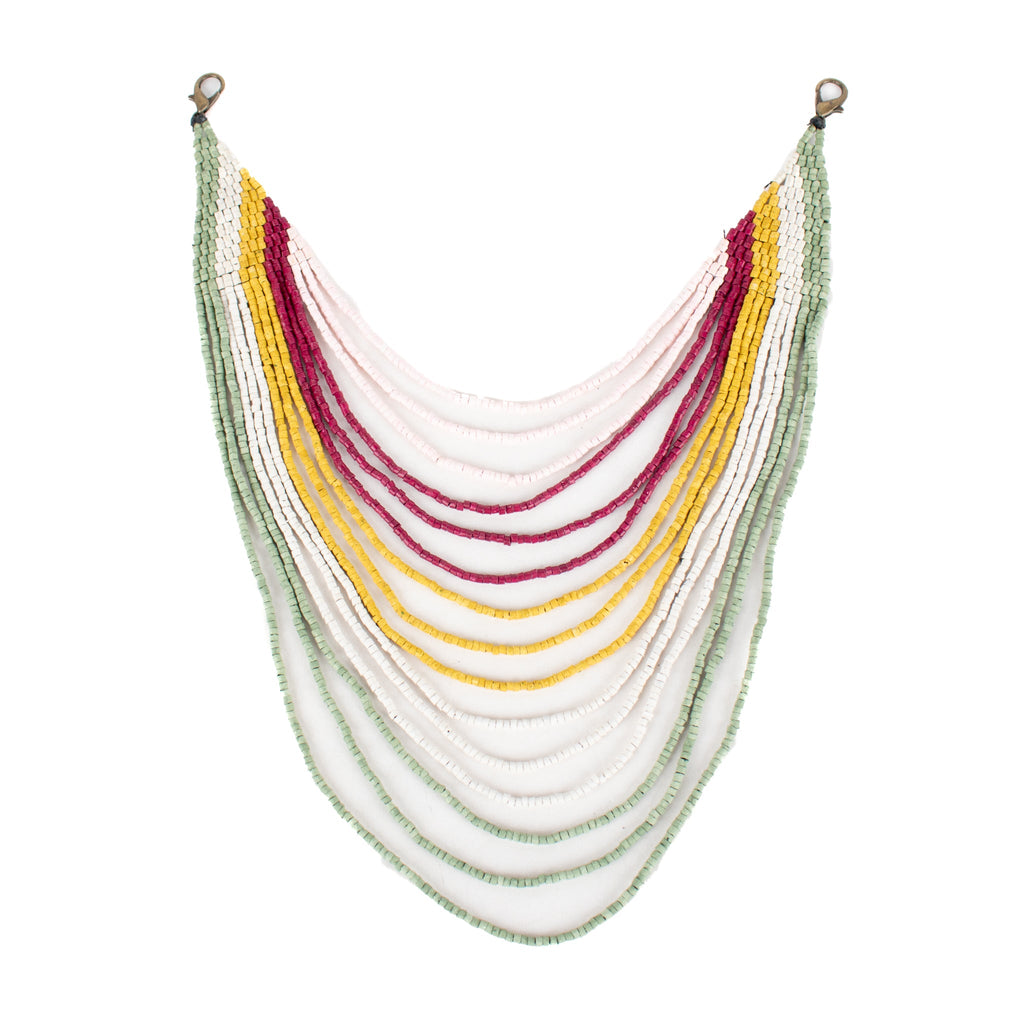 MILAGROS BEADED BAG NECKLACE - NO. 16594