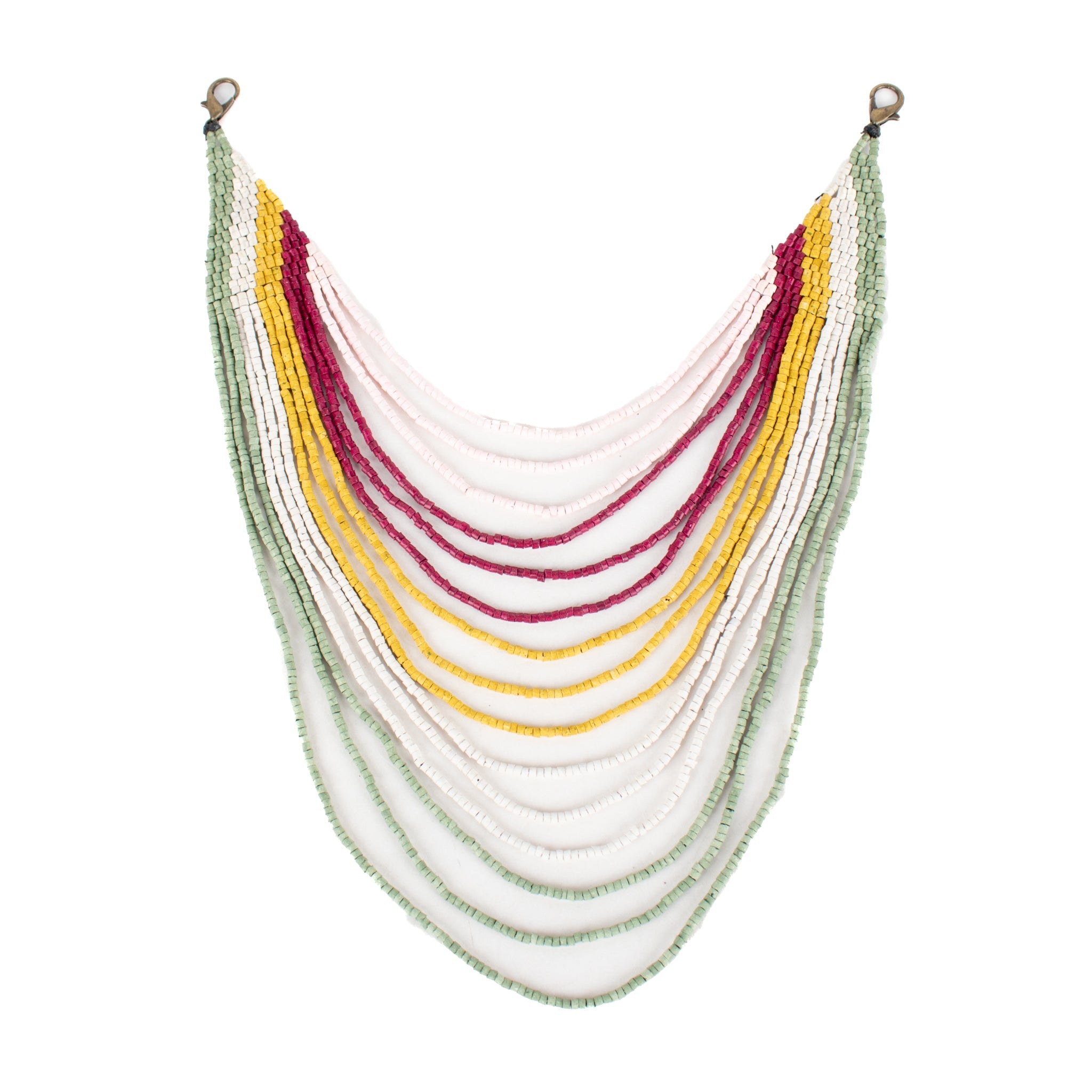 MILAGROS BEADED BAG NECKLACE - NO. 16594