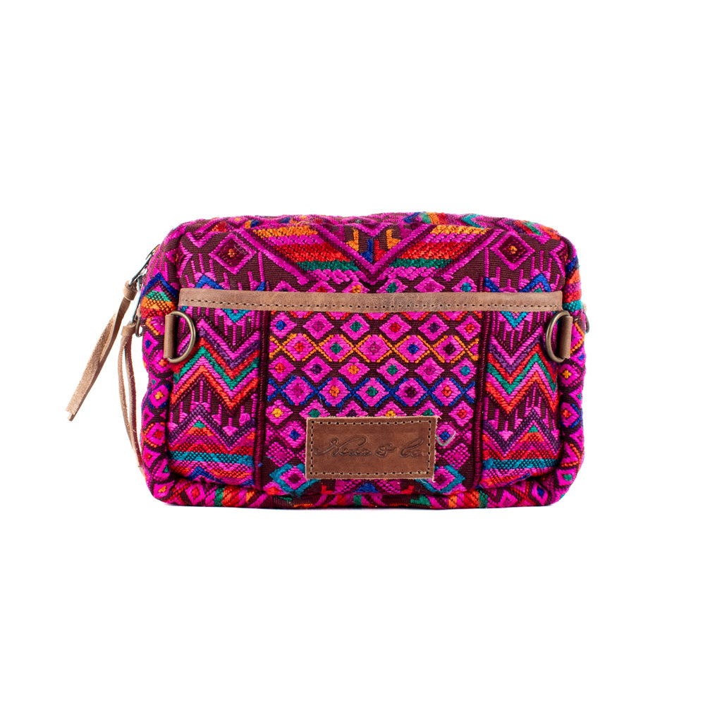 WANDER CROSSBODY BAG + STRAP SET - OOAK HUIPIL & CORTE - FAWN - NO. 16734