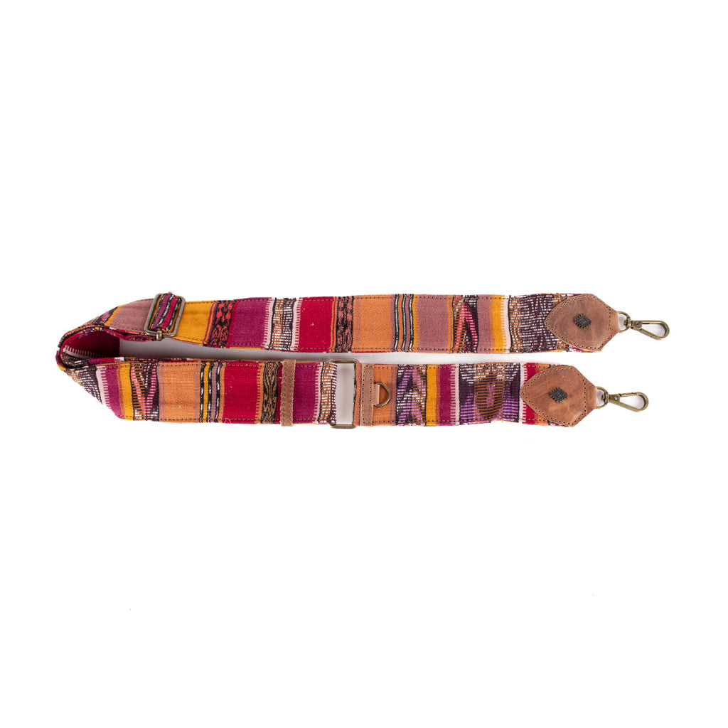 WANDER CROSSBODY BAG + STRAP SET - OOAK HUIPIL & CORTE - FAWN - NO. 16735