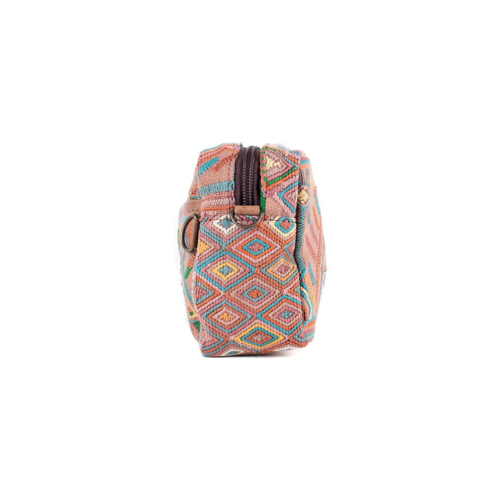 WANDER CROSSBODY BAG + STRAP SET - OOAK HUIPIL & CORTE - FAWN - NO. 16738