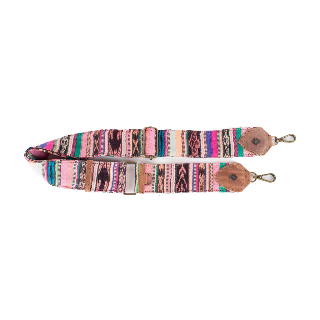 WANDER CROSSBODY BAG + STRAP SET - OOAK HUIPIL & CORTE - FAWN - NO. 16738