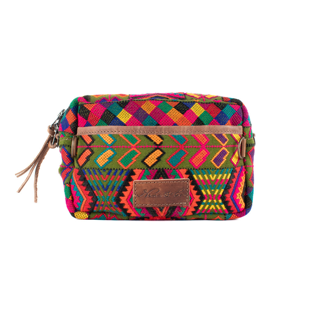 WANDER CROSSBODY BAG + STRAP SET - OOAK HUIPIL & CORTE - FAWN - NO. 16739