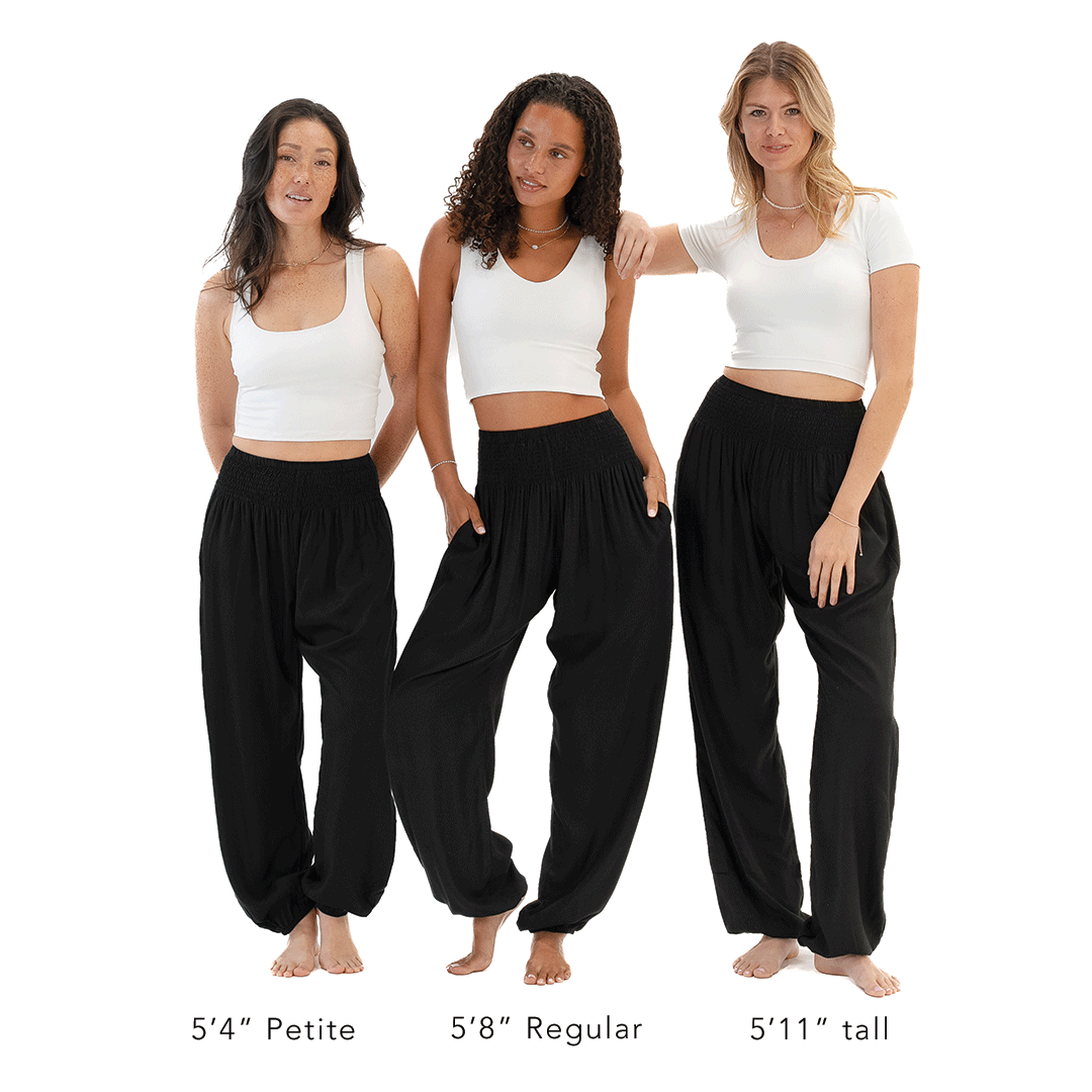 Black Harem Pants