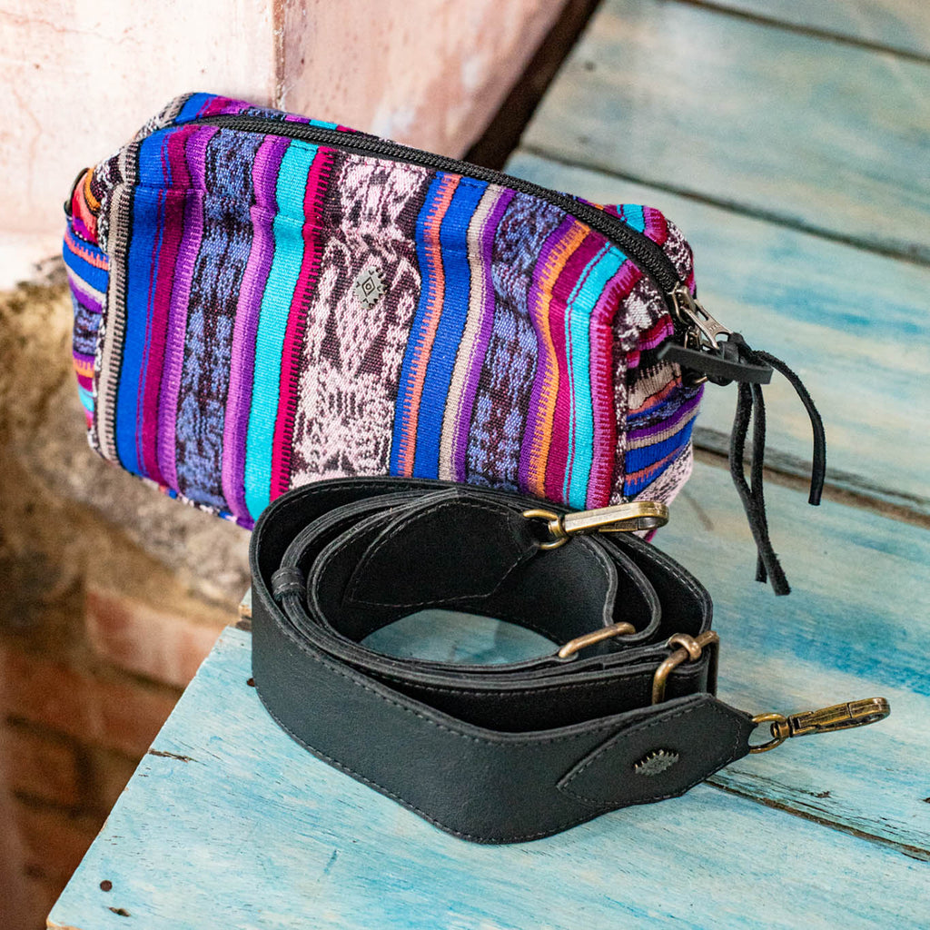 WANDER CROSSBODY BAG + STRAP SET - CORTE - BLACK - NO. 16766